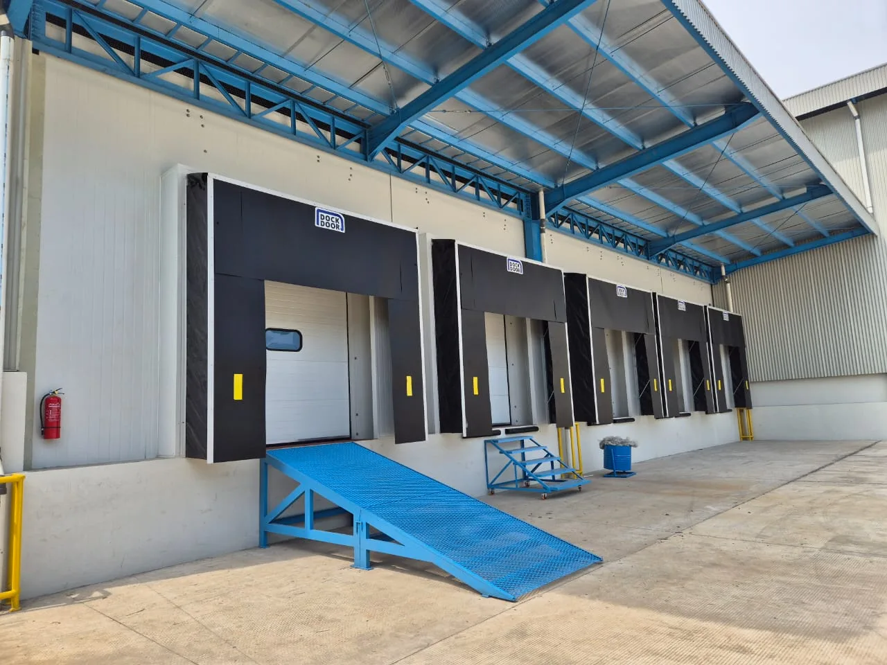 Cold storage facility interior